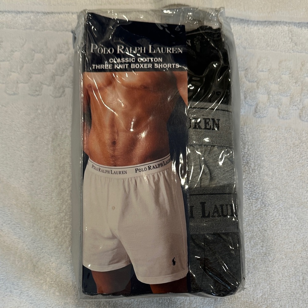 Polo Ralph Lauren Men's Boxer Shorts - Black, Gray, and White